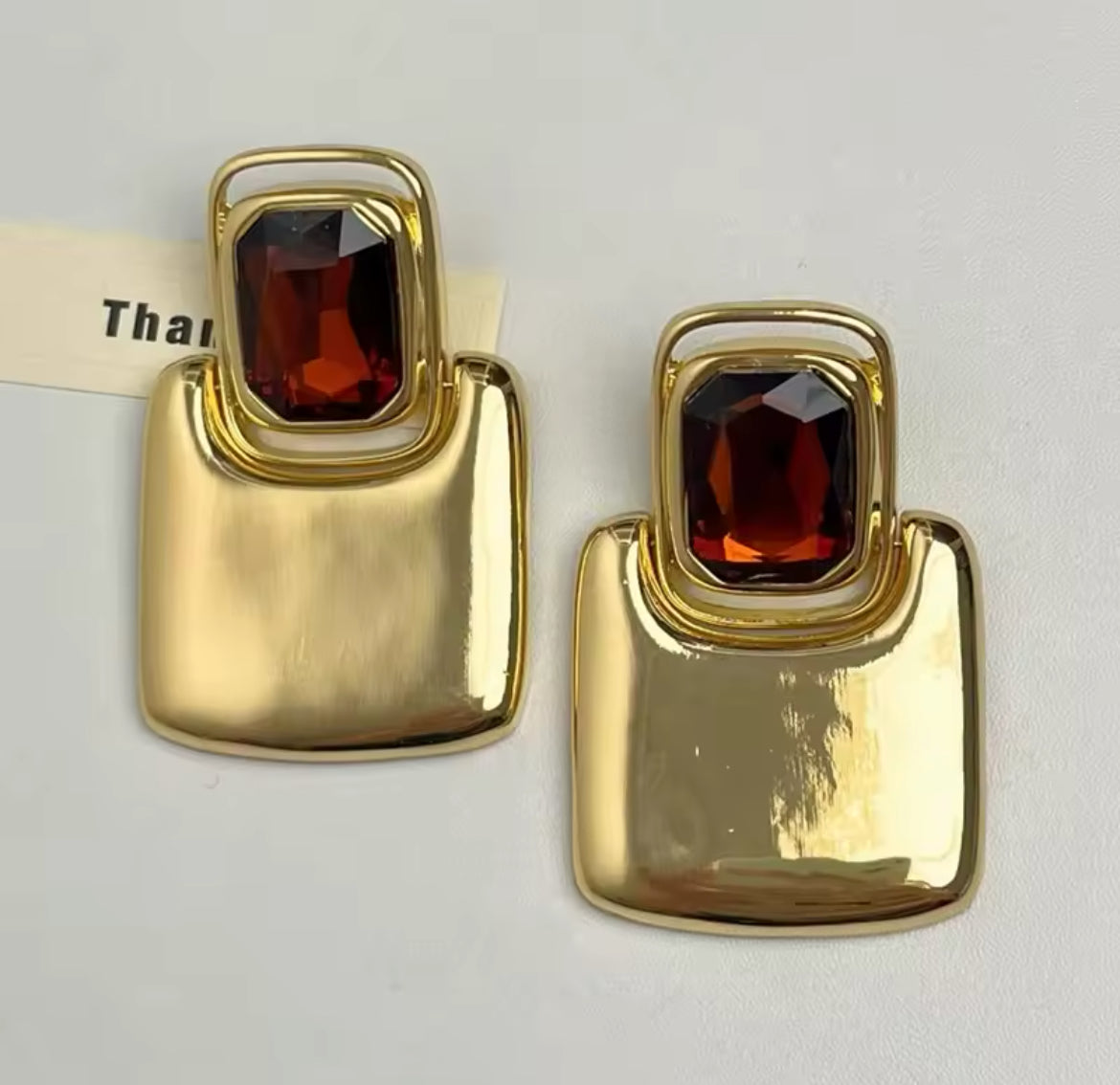 Diamond Structure Earrings