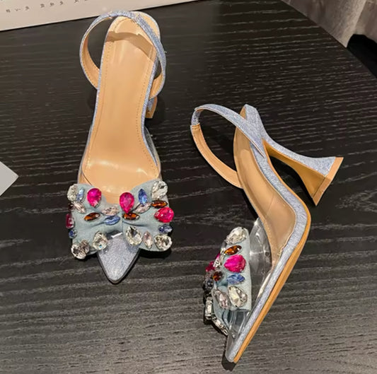 Denim Royale Heels