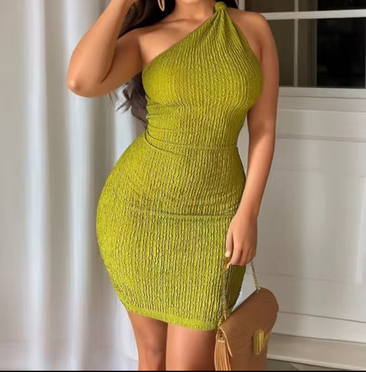 Lime Rush Dress
